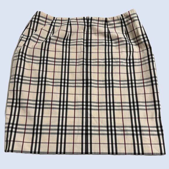 Burberry Dresses & Skirts - Burberry London Check Cotton Midi Skirt